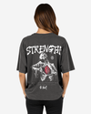G West Oversized Ripping Skeleton Tee - WOMEN