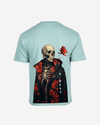 G West Oversized Skull & Rose T Shirt