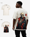 G West Oversized Skull & Rose T Shirt
