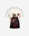 G West Oversized Skull & Rose T Shirt
