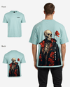 G West Oversized Skull & Rose T Shirt