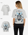 G West Oversized Skull Tee -WOMEN
