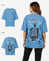 G West Oversized Skull Tee -WOMEN