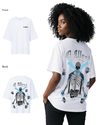 G West Oversized Skull Tee -WOMEN