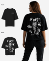 G West Oversized Smoke Skeleton Tee - Women