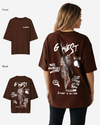 G West Oversized Smoke Skeleton Tee - Women