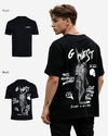 G West Oversized Smoke Skeleton Tee