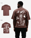 G West Oversized Smoke Skeleton Tee
