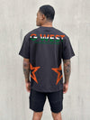 G West Oversized Tee Cricket India Logo T-Shirt
