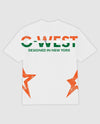 G West Oversized Tee Cricket India Logo T-Shirt