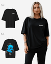 G West Oversized True Blue Ski Mask Oversized Tee -WOMEN
