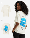 G West Oversized True Blue Ski Mask Oversized Tee -WOMEN