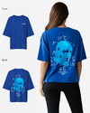 G West Oversized True Blue Ski Mask Oversized Tee -WOMEN
