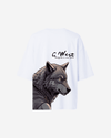 G West Oversized Wolf T Shirt -WOMEN