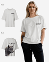G West Oversized Wolf T Shirt -WOMEN