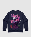 G West Purple Dragon Heavy Premium Crewneck