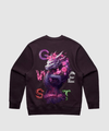 G West Purple Dragon Heavy Premium Crewneck