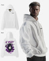 G West Purple Eye Black Oversize Hoodie