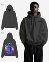 G West Purple Reaper Heavy Premium Oversize Hoodie