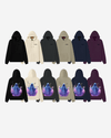 G West Purple Reaper Heavy Premium Oversize Hoodie