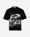 G West Racing Club Double Hit Premium Oversized Tee Front And Back Print