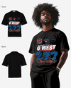G West Rhinestone 777 Oversized Tee