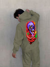 G West Rose Skull Heavy Premium Hoodie