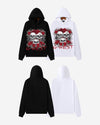 G West Roses And Bones Oversize Hoodie