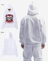 G West Roses And Bones Oversize Hoodie