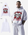 G West Roses And Bones Oversize Hoodie
