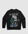 G West Sorrow Skeleton Heavy Premium Crewneck