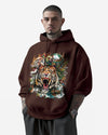 G WEST TIGER DRAGON OVERSIZE HOODIE
