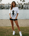 Girl Character Cool Oversized T-Shirt