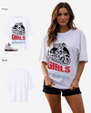 Girls love To Ride Oversized T-Shirt