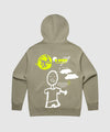 G West Stick Figure Heavy Premium Hoodie