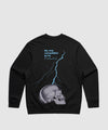 G West Lighting Skull Heavy Premium Crewneck
