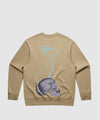 G West Lighting Skull Heavy Premium Crewneck