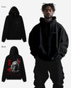 G West Smoke Skull Heavy Premium Hoodie
