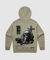 G West Smoke Skull Heavy Premium Hoodie