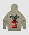 G West Telephone Head Heavy Premium Hoodie