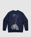 G West Lighting Skull Heavy Premium Crewneck
