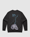 G West Lighting Skull Heavy Premium Crewneck