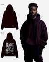 G West Smoke Skull Heavy Premium Hoodie