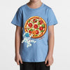 G West Kids Space Pizza Black Tee - Dtpbasty9067