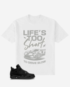 Typography Car Oversized  T-Shirt